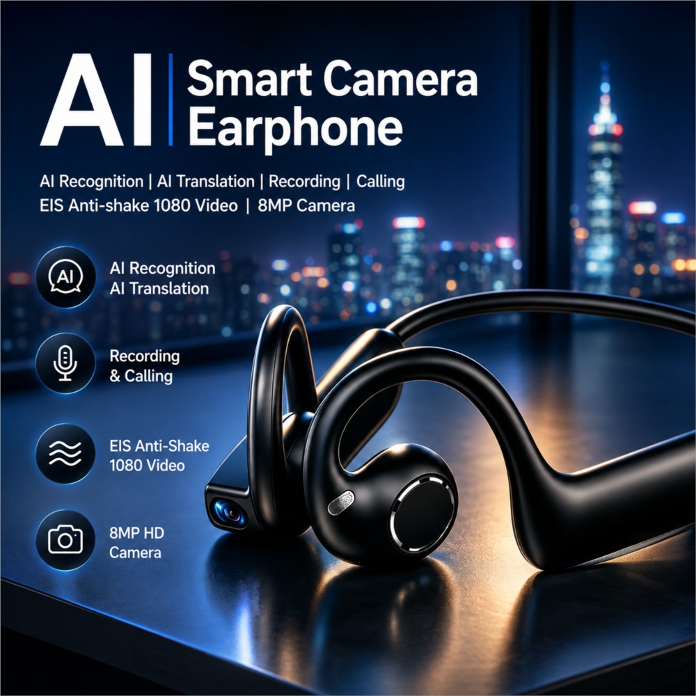 Outdoor Sport Bar - Умные наушники с ИИ, камера 800
