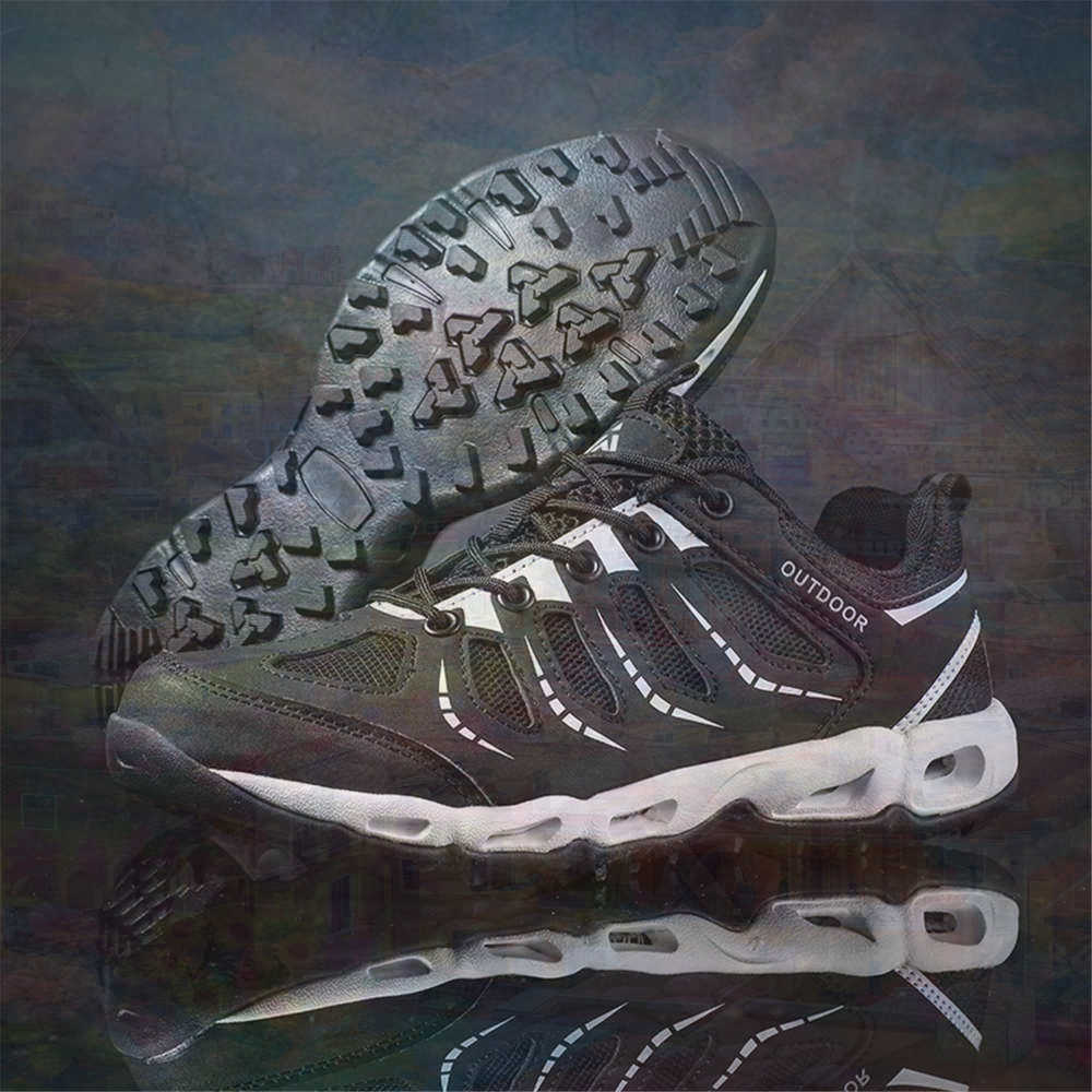 Летние серебряные кроссовки с  – обзор и цена Outdoor Sport Brand Shoes