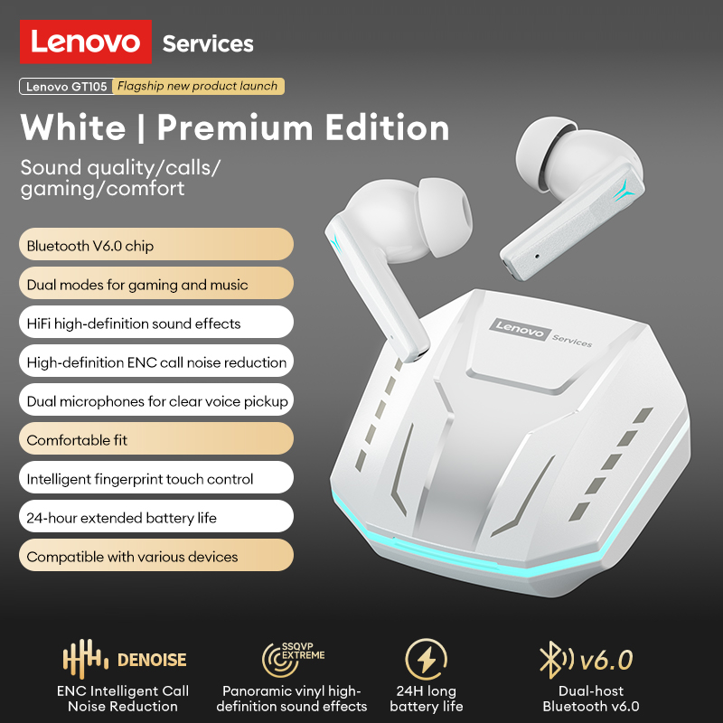 Lenovo GT105 Игровые наушники  – обзор и цена Outdoor Sport Doo